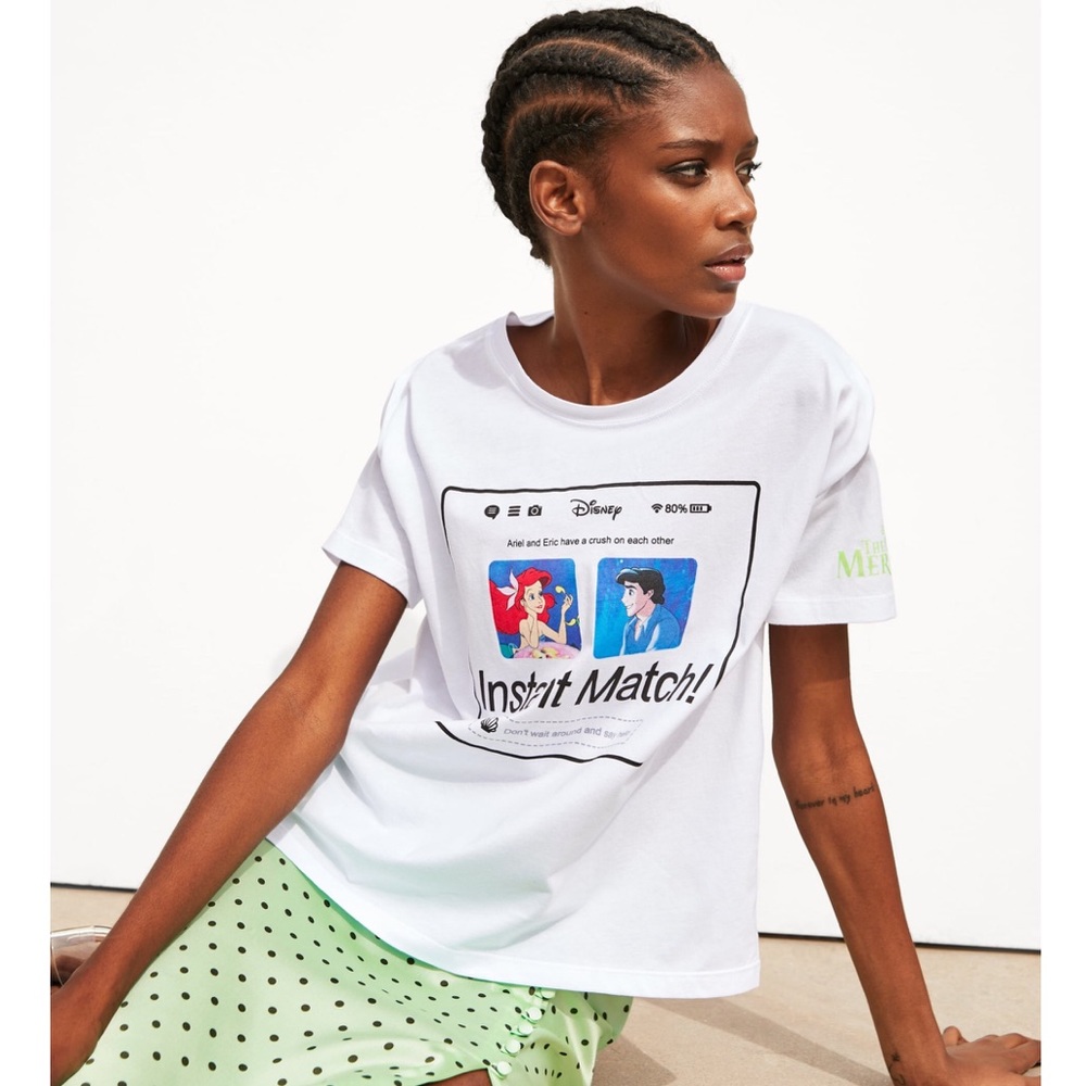 Zara “Little Mermaid” Graphic T-shirt